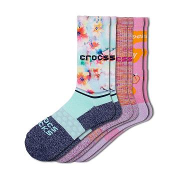 Crocs Adult Crew Seasonal Day Dreamer 3 Pack Zokni Férfi Rózsaszín Színes | HU 1656LISH